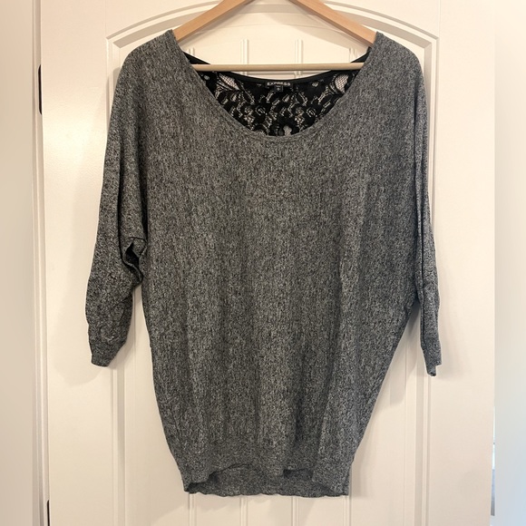 Express Top with Lace Back - Picture 1 of 2